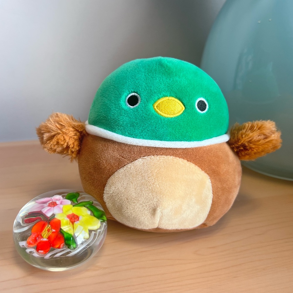 5” Avery the Mallard Duck Squishmallows Kellytoy NWOT from Costco Box